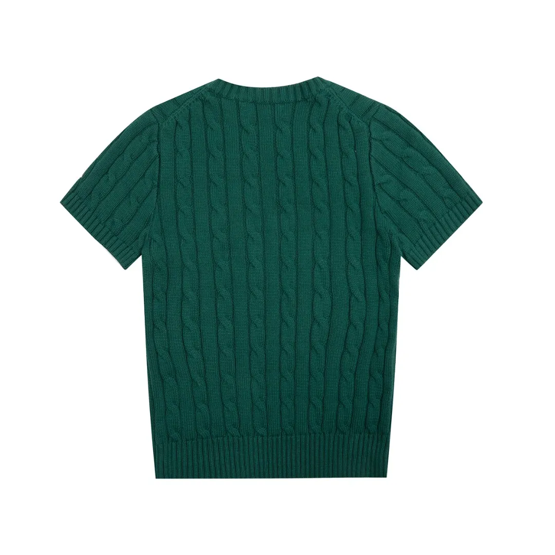 🅿️160 "Top quality" Style number: DS002# (not off the shelves all year round) [Ralph Lauren round neck solid color pony embroidered logo knitted short sleeves] ✅Ralph Lauren classic basic versatile knitted short sleeves for all seasons ✅Main supplier platform live broadcast Wholesale entities Replenish when out of stock Not off the shelves ✅ZP quality 1:1 version Scan the code to enter the GF website Counter quality ✅Detailed quality is the only one in Guangzhou Imported quality cotton yarn, focusing on high-end, cost-effective, good quality needless to say ✅The version is restored to the original order, the maximum size can be worn up to 160 pounds, loose, comfortable and stress-free ✅The upper body is simple and easy to match, a must-have for goddess ootd, good-looking clothes are never picky, a must-have in the goddess’ wardrobe Size: S-XL Color: Black White Gray Light Blue Light Pink Colorful Blue Khaki Bright Yellow Fruit Green Milk Apricot Wood Green Taro Purple Chinese Red Anchor Red Navy Red Label Navy Blue White Label